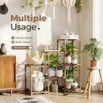 Wooden 3-Tier Plant Stand for Indoor/Outdoor Decor