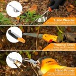 10-Piece Stainless Steel Garden Tool Set