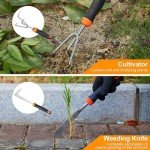 10-Piece Stainless Steel Garden Tool Set