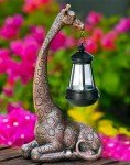 11" Giraffe Statue for Garden and Home