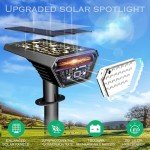 10-Pack Solar Spot Lights for Garden & Pathways