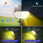 10-Pack Solar Spot Lights for Garden & Pathways