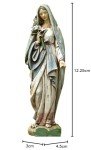 Madonna Lilies Virgin Mary Garden Statue
