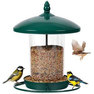 Hanging Metal Bird Feeder for Outdoor Gardens