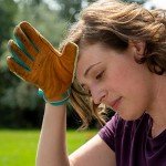 Water-Resistant Leather Palm Gardening Gloves for Women