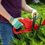 Water-Resistant Leather Palm Gardening Gloves for Women