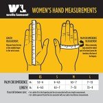 Water-Resistant Leather Palm Gardening Gloves for Women