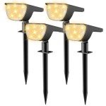 Solar Spot Lights for Yard and Garden (4 Pack)