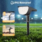 Solar Spot Lights for Yard and Garden (4 Pack)