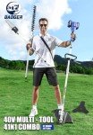 40V Cordless 4-in-1 Garden Multi-Tool Kit