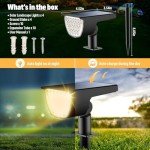 Solar Spot Lights for Yard and Garden (4 Pack)