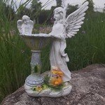 Color Changing Angel Solar Garden Statue
