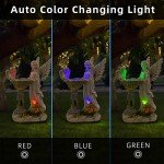 Color Changing Angel Solar Garden Statue