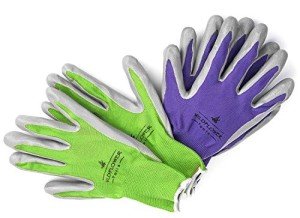 Wildflower Nitrile Gardening Gloves for All Gardeners