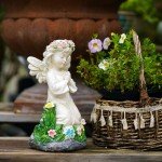Solar Angel Garden Statue for Outdoor Decor