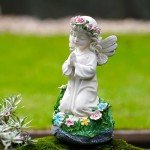 Solar Angel Garden Statue for Outdoor Decor