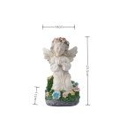 Solar Angel Garden Statue for Outdoor Decor