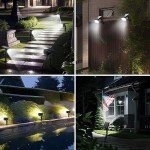 10-Pack Solar Spot Lights for Garden and Pathways
