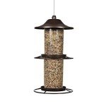 Large 2-Tier Outdoor Panorama Bird Feeder