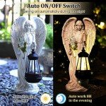 Solar Angel Garden Statue - 13.2 Inches