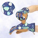 Women's Breathable Leather Gardening Gloves - Medium