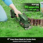 LURSKY 21V Cordless Hedge Trimmer and Shears