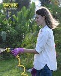 3 Pairs Women's Rubber Coated Gardening Gloves