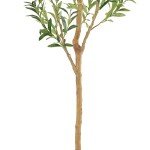 6ft Realistic Faux Olive Tree for Home Décor