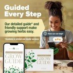 Deluxe 8 Herb Garden Kit for Unique Gifts