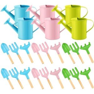 Colorful Kids 24-Piece Gardening Tool Set