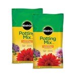 Miracle-Gro Potting Mix for All Plants, 2-Pack