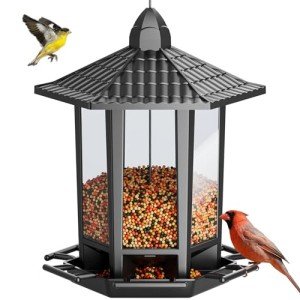 Birdream Retro Pagoda Hanging Squirrel-Proof Bird Feeder