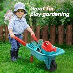 Kids Gardening Tool Set with Wheelbarrow & More