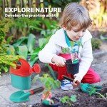 Kids Gardening Tool Set with Wheelbarrow & More