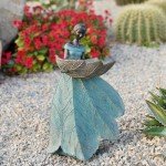 Fairy Garden Statue Bird Feeder - 12 Inch
