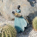 Fairy Garden Statue Bird Feeder - 12 Inch