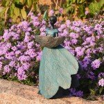 Fairy Garden Statue Bird Feeder - 12 Inch