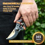 Hewog 8.5" Premium SK5 Steel Pruning Shears
