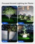 FALOVE Waterproof Solar Spot Lights for Garden