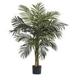 4ft. Golden Cane Palm Faux Tree