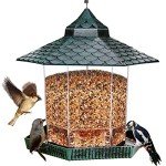 Hexagon Hanging Bird Feeder for Garden Decor