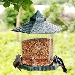 Hexagon Hanging Bird Feeder for Garden Decor