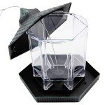 Hexagon Hanging Bird Feeder for Garden Decor