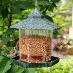 Hexagon Hanging Bird Feeder for Garden Decor