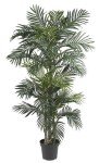 6.5FT Artificial Golden Cane Palm Tree with Planter