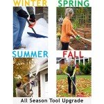 Ergonomic Yellow Rake and Shovel Handle Attachment