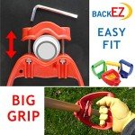 Ergonomic Yellow Rake and Shovel Handle Attachment