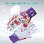 Floral Garden Gloves for Women - 4 Pairs