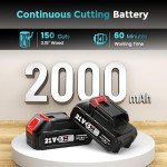 Seesii Mini Cordless Chainsaw for Wood Cutting