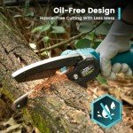 Seesii Mini Cordless Chainsaw for Wood Cutting